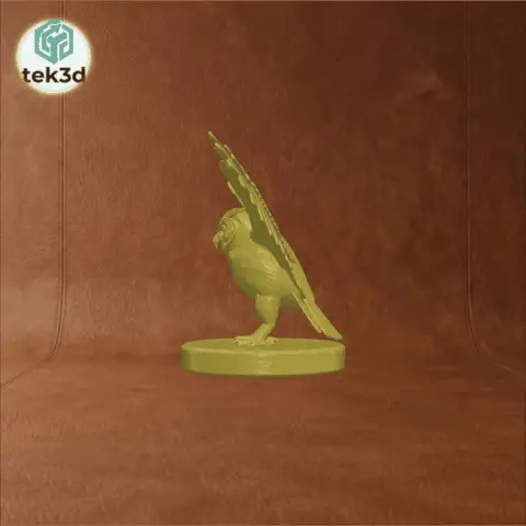 The Wise Guardian: Majestic Owl 3D Model