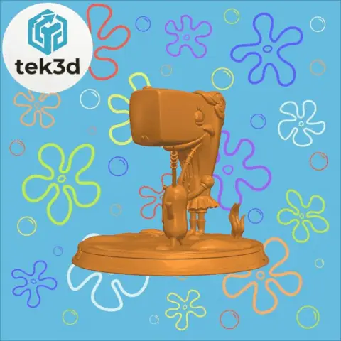 Plankton & Pearl: The Unlikely Duo Collectible 3D Model