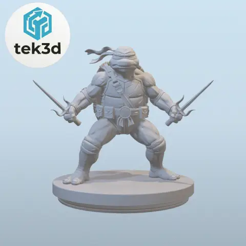 Raphael: The Fierce Warrior Ninja Turtle 3D Model