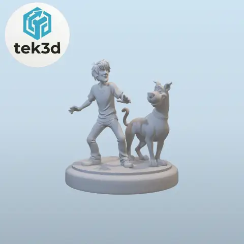 Scooby-Doo & Shaggy: The Iconic Mystery-Solving Duo 3D Model