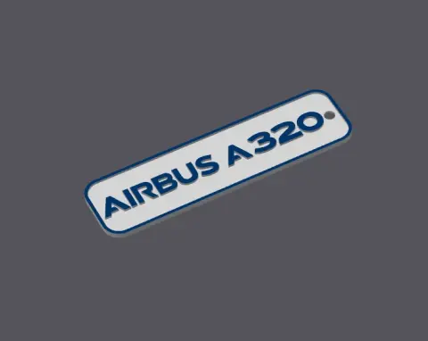 Airbus A320 Bag Charm