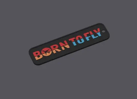 Born to Fly Bag Charm – 3D Printable STL