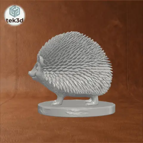 The Tiny Wanderer: Adorable Hedgehog 3D Model