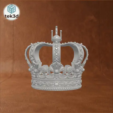 The Imperial Monarch: Royal Crown 3D Model