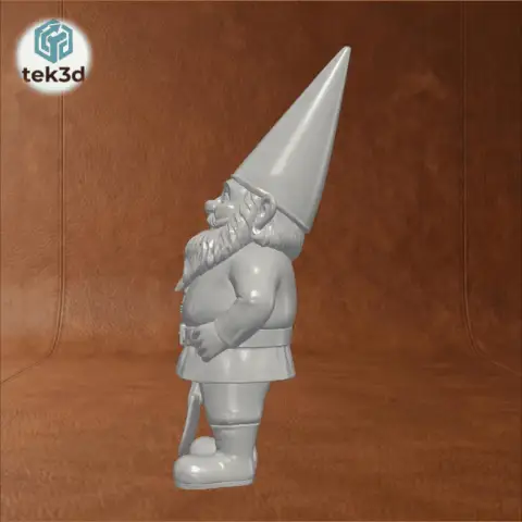 The Classic Companion Whimsical Garden Gnome 3D Model