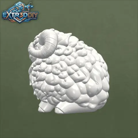 Cute Little Goat Figure