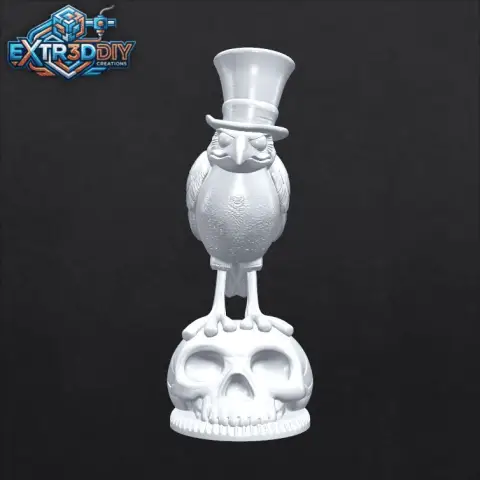 Mr. Crow – Stylized 3D Printable Character STL