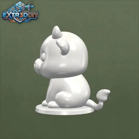 Cute Cow Figurine