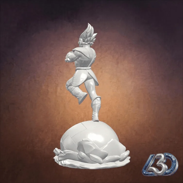 Vegeta Saiyan Prince Statue_y.gif