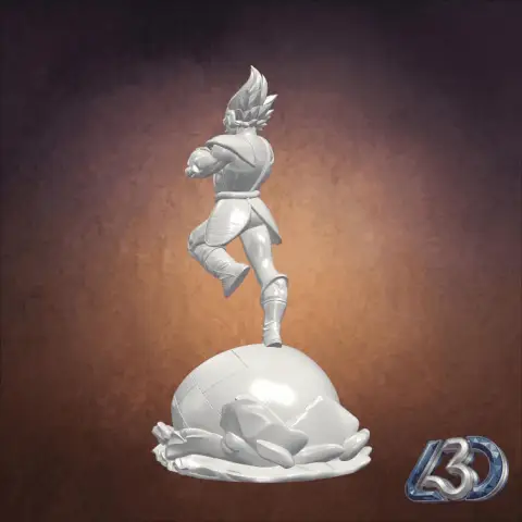 Vegeta Saiyan Prince Statue