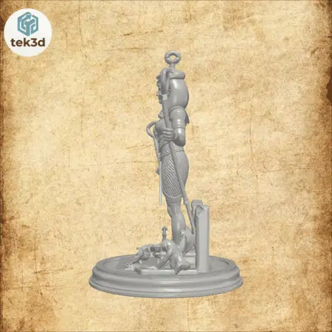 Selket: Goddess of Scorpions and Protection 3D Model