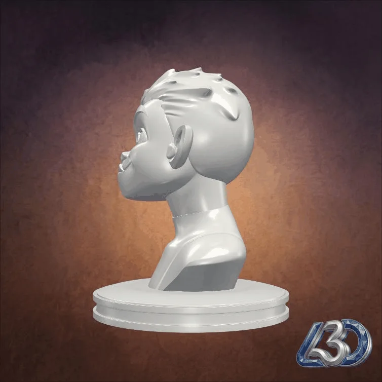 Mischievous Elf Boy Bust_y.gif