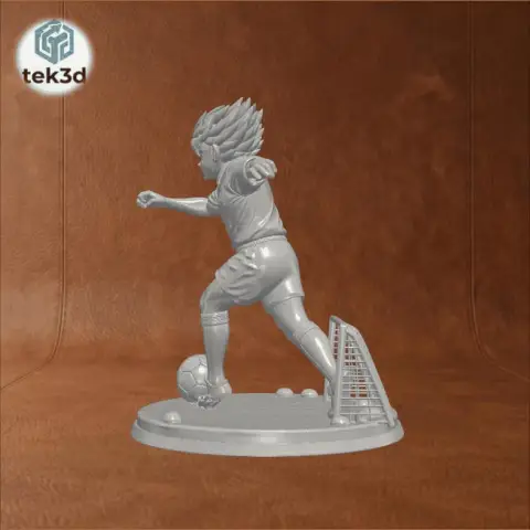 Captain Tsubasa The Legendary Football Ace 3D Figurine Model