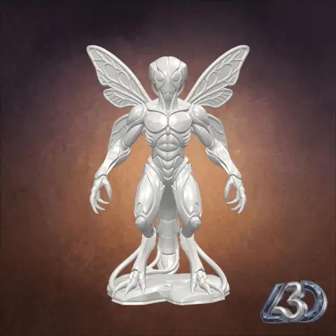 Cybernetic Amber Insectoid