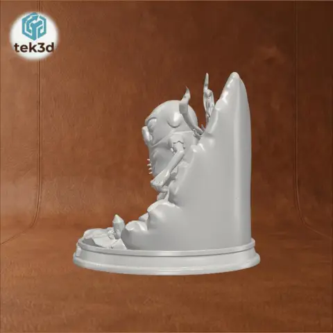 The Cursed Dog: Evil Jake Diorama 3D Model