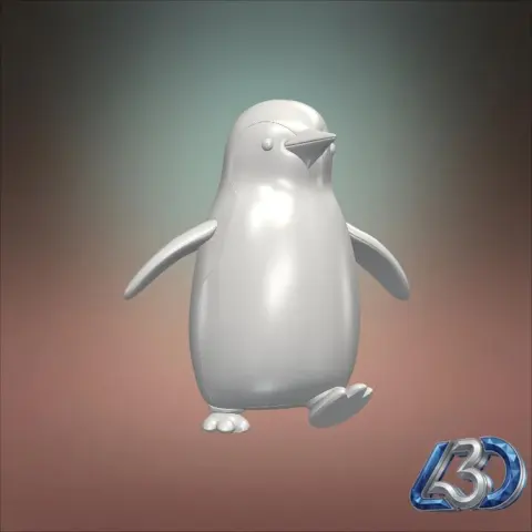 Cute Waddling Penguin Figure