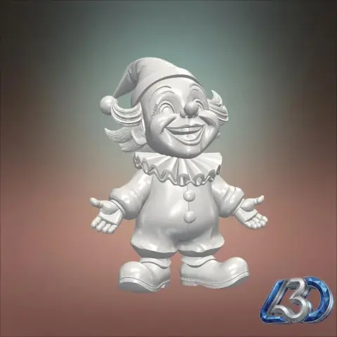 Cute Laughing Clown Figure