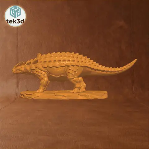 Borealopelta: Armored Dinosaur 3D Model